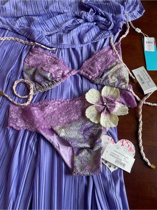 Beach Bunny Other - NWT beach bunny coverup size M and matching bikini set size XL
